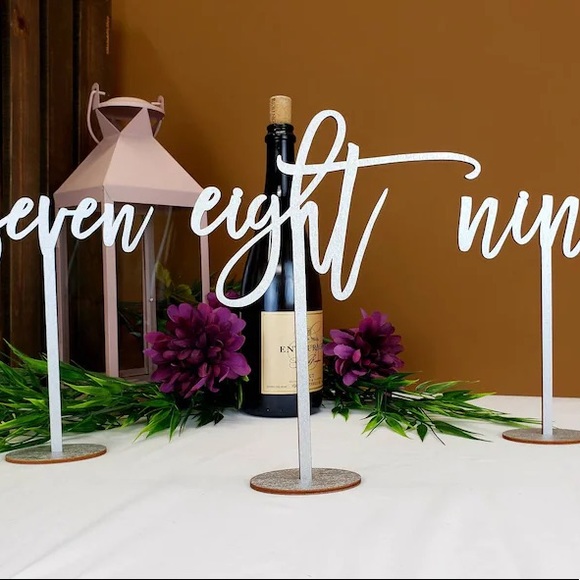 Wedding table numbers - Picture 7 of 10